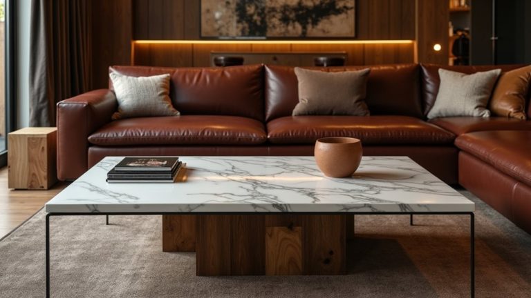 3 Coffee Tables That Go Perfectly With Leather Couches