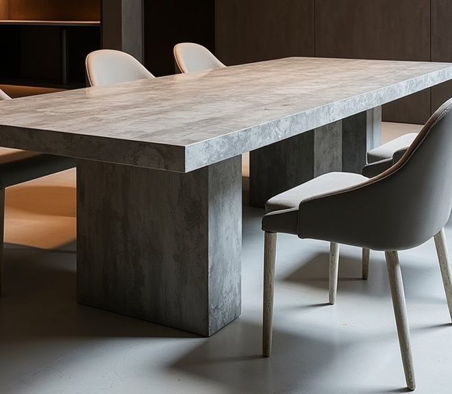 10 Stunning Concrete Dining Tables on Sale