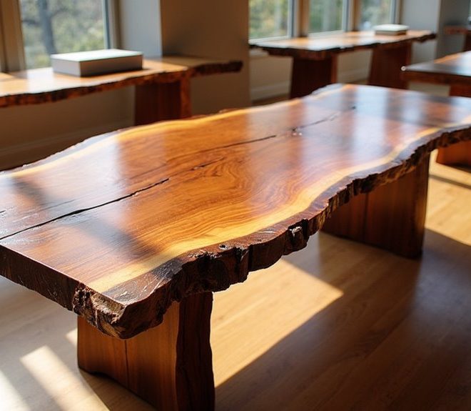 10 Stunning Custom Wood Slab Dining Tables for Your Home