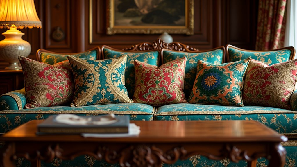 eclectic vintage cushion covers