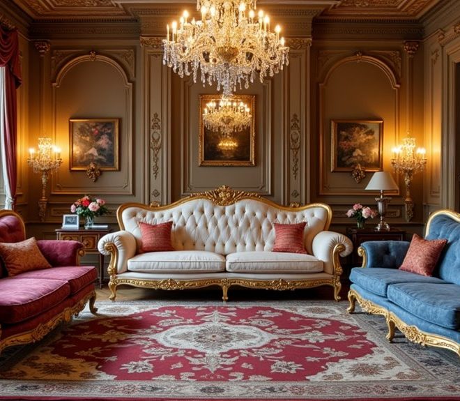 7 Stunning Luxury French Style Sofa Sets for Your Elegant Home