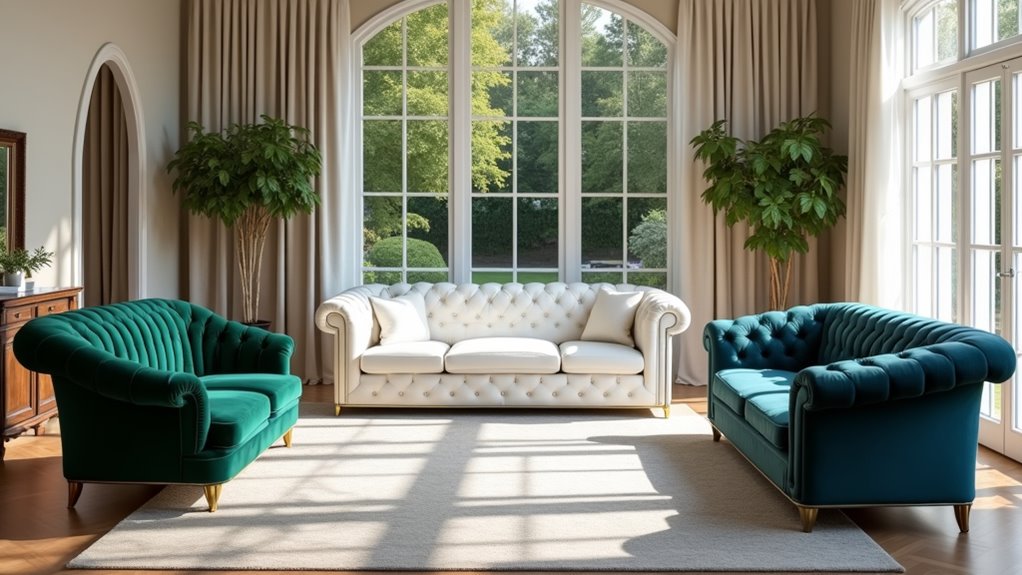 elegant luxury single sofas