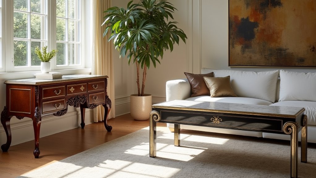 elegant luxury sofa tables