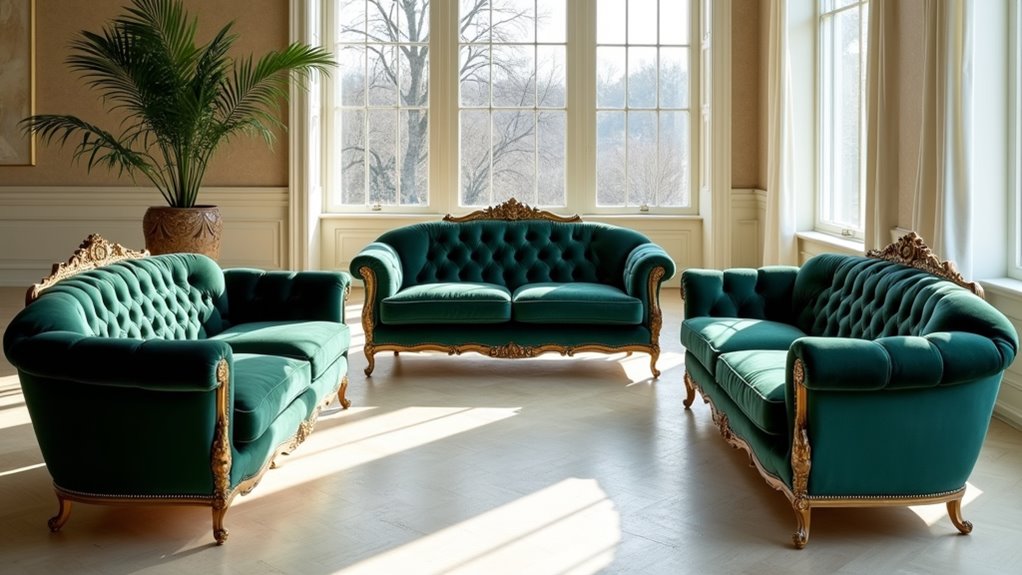 elegant luxury two seater sofas
