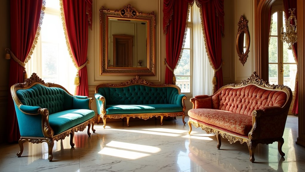 elegant victorian luxury sofas