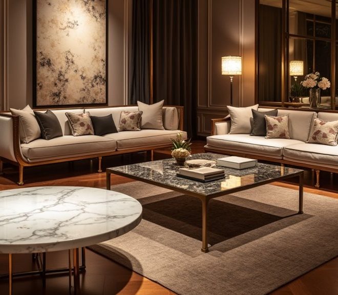 7 Stunning High-End Designer Coffee Tables for Your Living Space