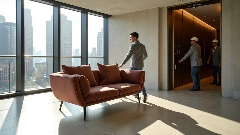 luxury furniture delivery logistics