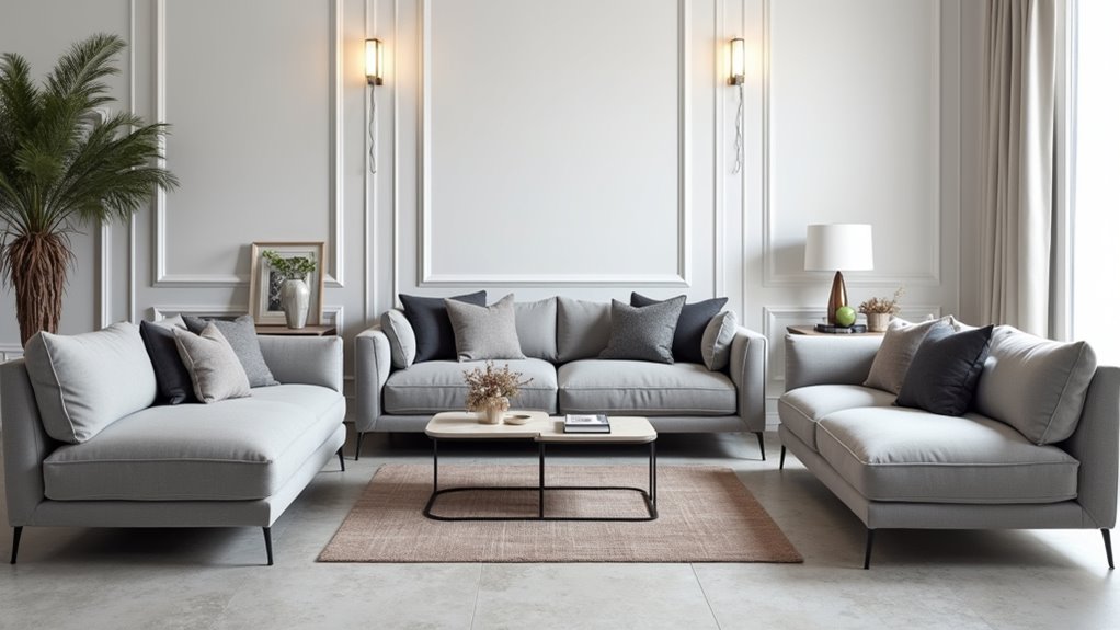 luxury grey sofa beds