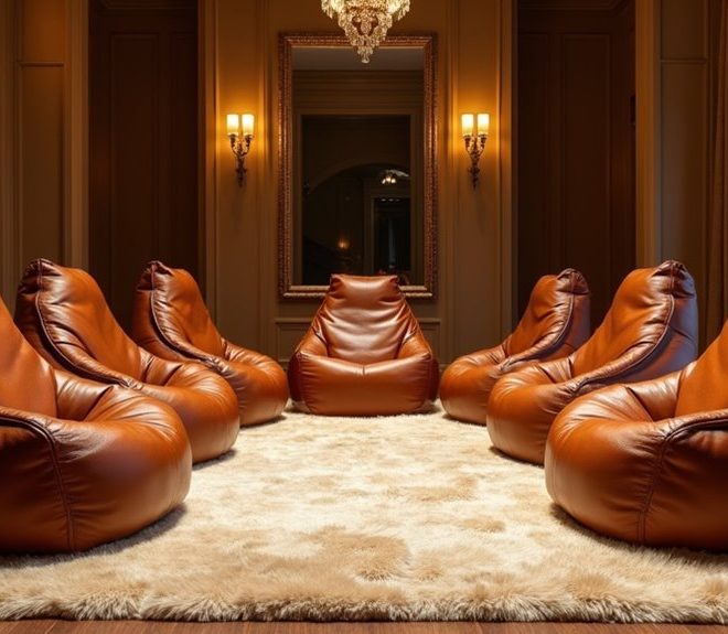 7 Best Luxury Leather Bean Bag Chairs for Supreme Comfort