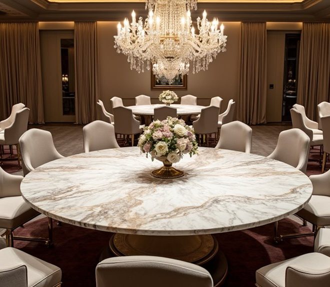 7 Stunning Luxury Marble Dining Table and Chairs Sets for Your Home