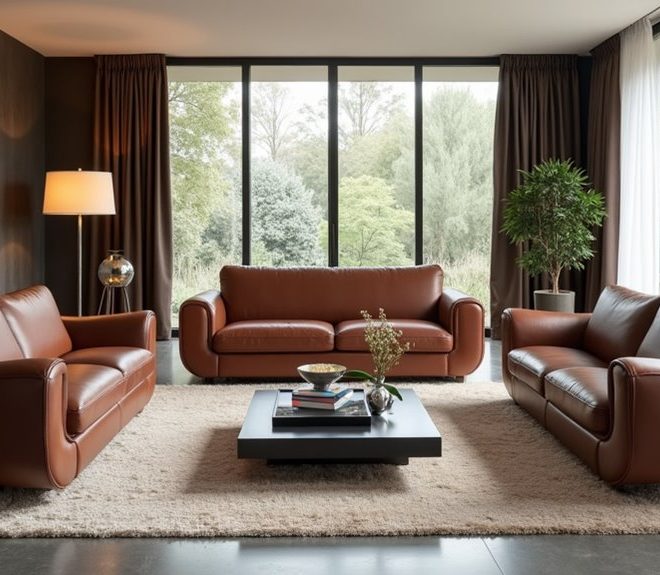 7 Stunning Luxury Modern Leather Sofa Sets for Your Home