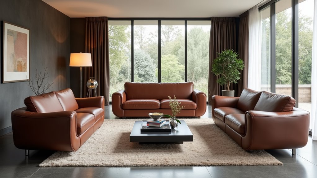 luxury modern leather sofas