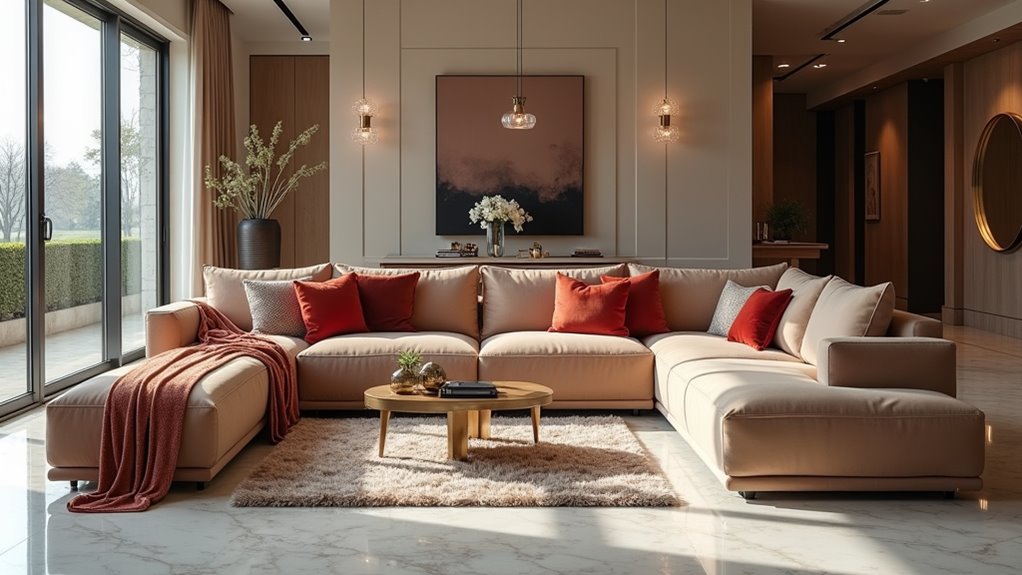 luxury modern sectional sofas