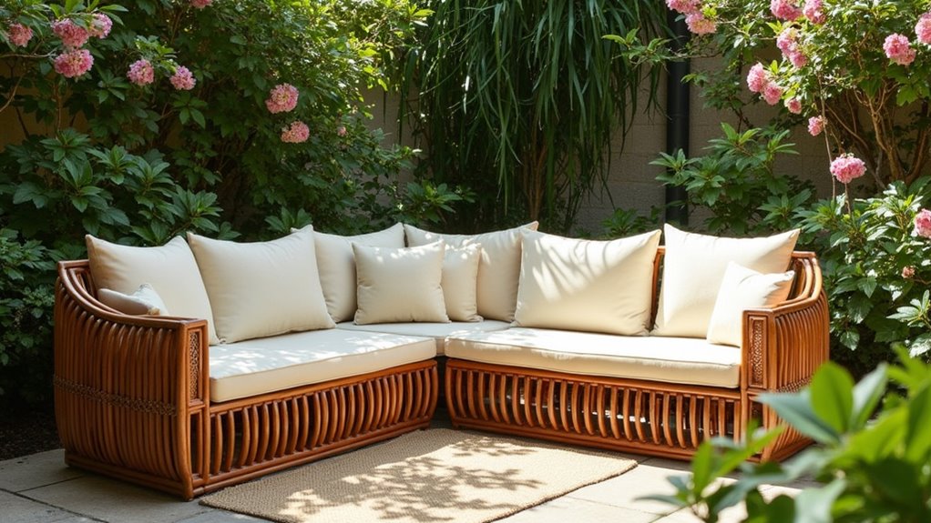 luxury outdoor rattan sofas