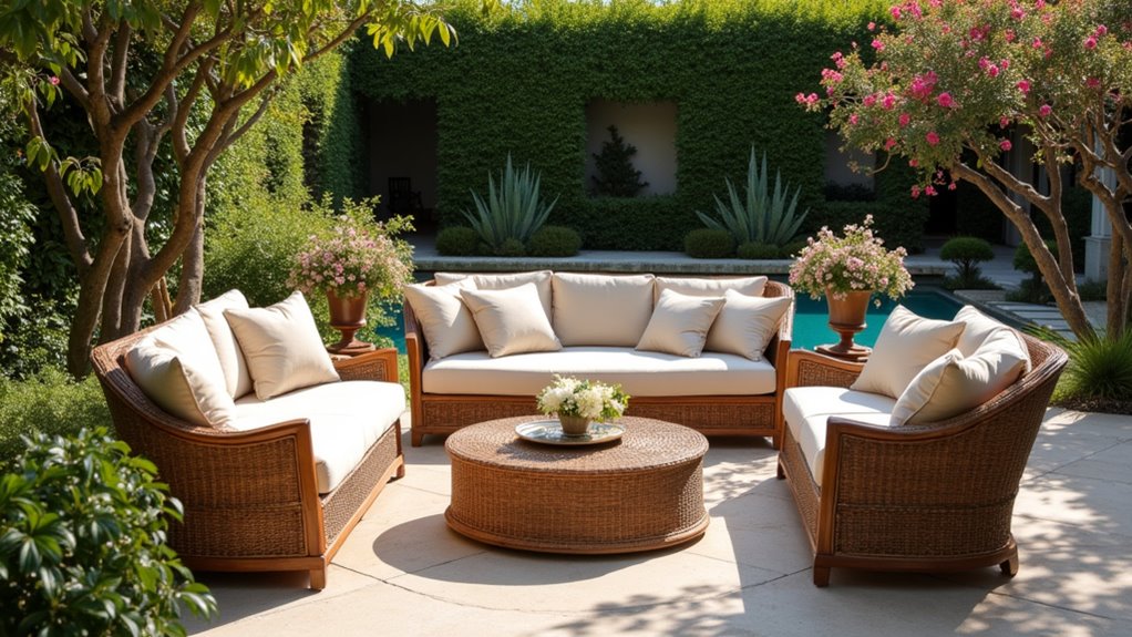 luxury outdoor sofa sets