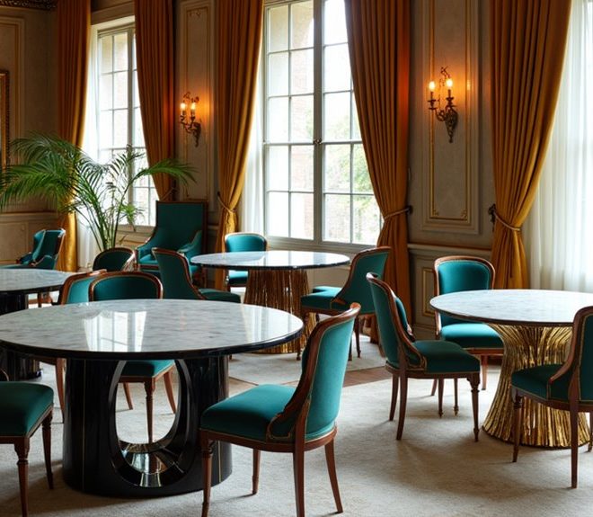 10 Stunning Luxury Round Table and Chairs Sets for Your Home