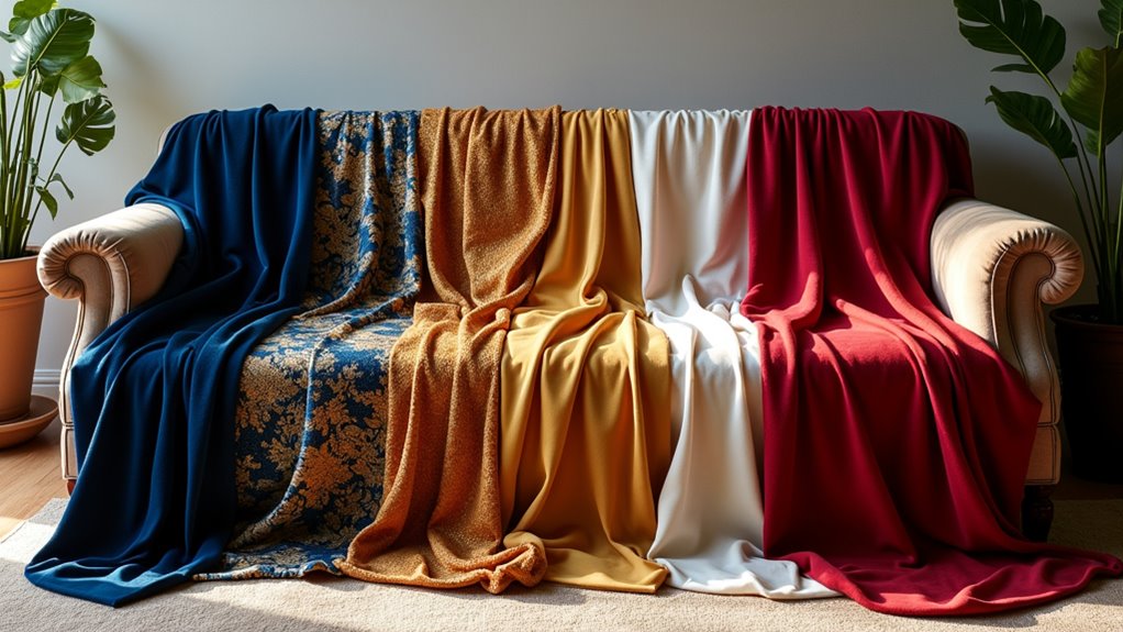 luxury sofa fabric options