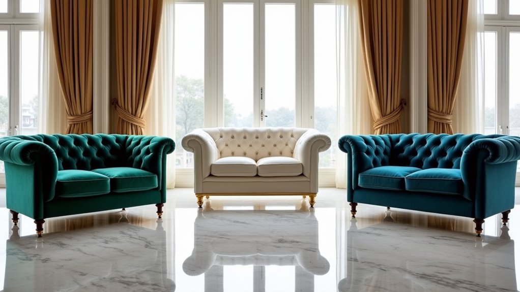luxury two seater sofas