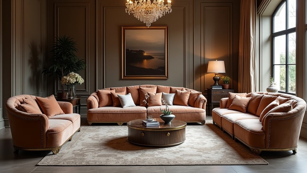 luxury u shaped sofas