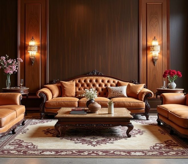 7 Stunning Luxury Wooden Sofa Set Designs for Your Home