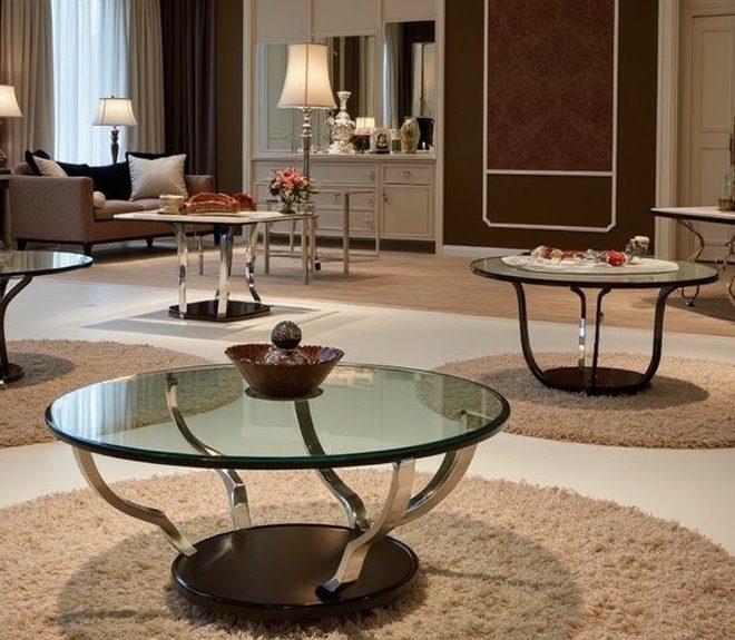 10 Stunning Round Glass Coffee Tables on Sale