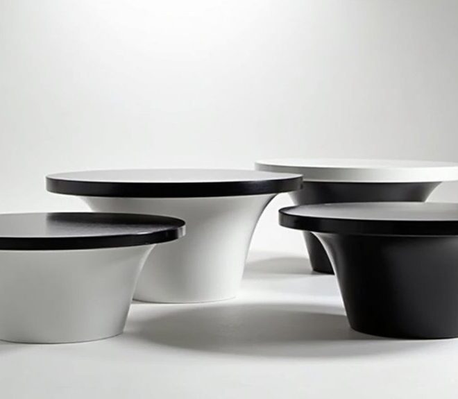 10 Stylish Black and White Nesting Coffee Tables for Your Home