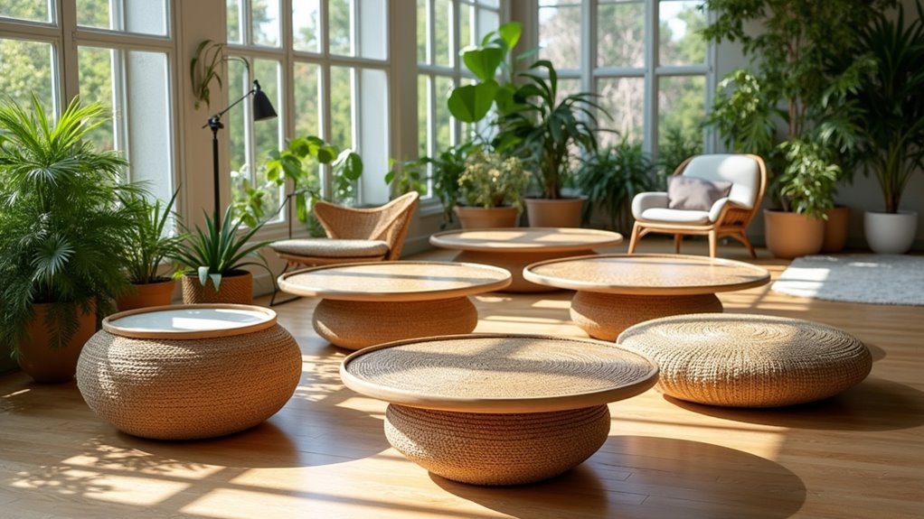 stylish functional round tables