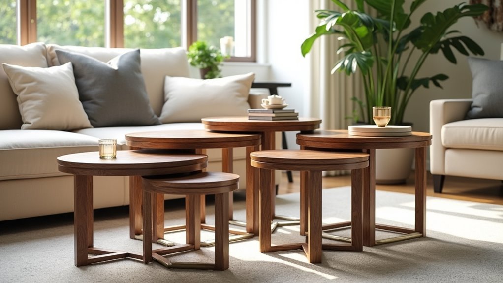 stylish nesting coffee tables