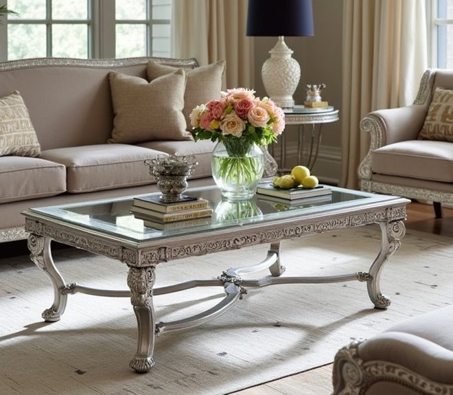 7 Stunning Silver Coffee Table and End Tables Sets for Your Home