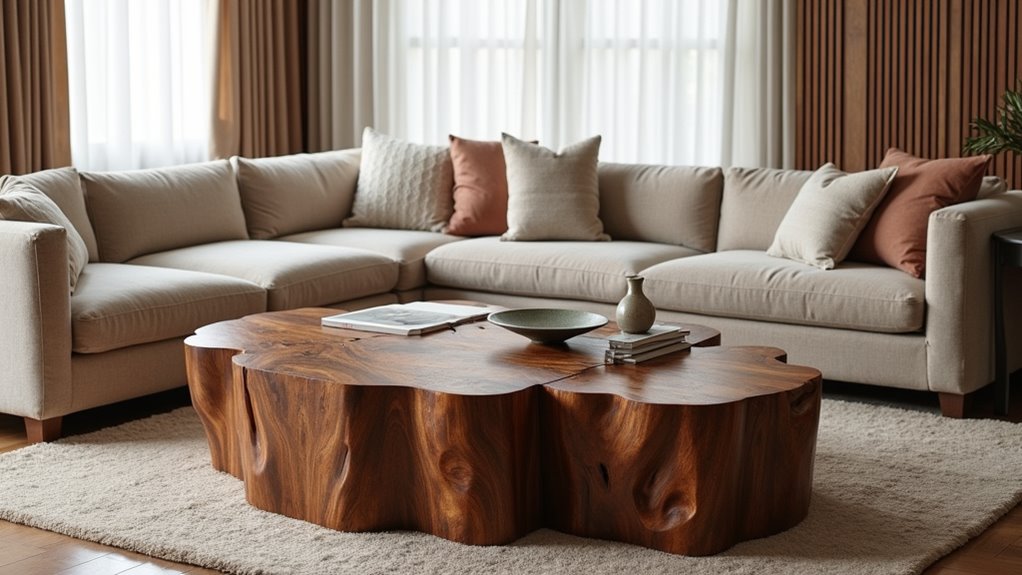stylish wooden coffee tables
