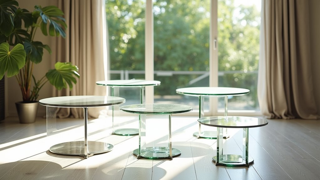 transparent furniture enhances spaciousness