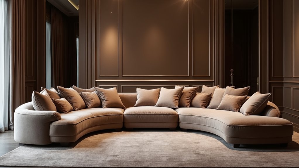versatile luxury sectional sofa