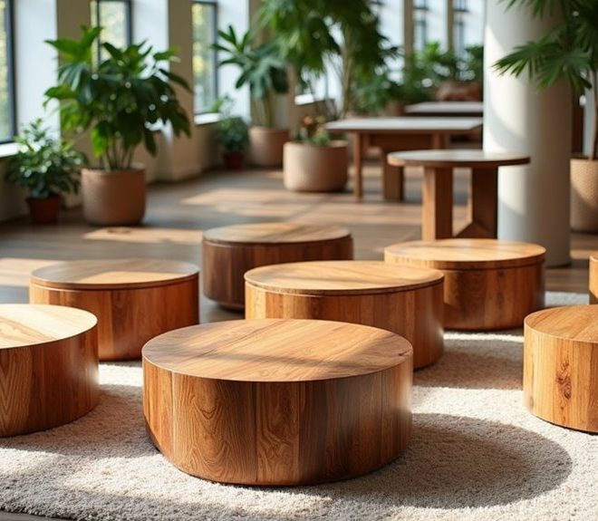 10 Stunning Round Wood Coffee Tables for Your Living Room