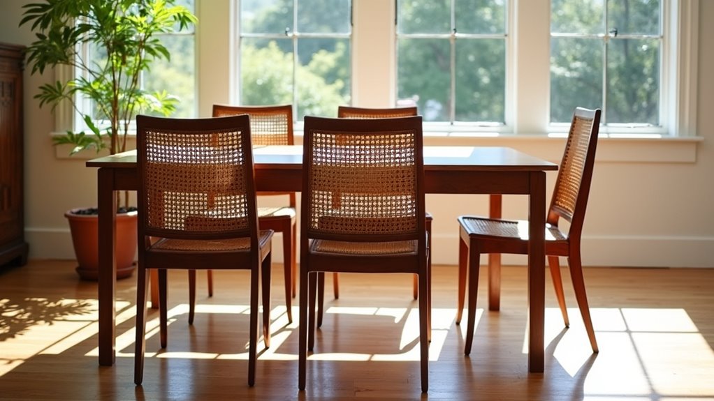 best cane dining chairs