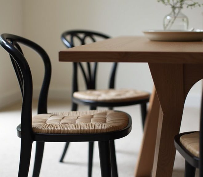 5 Reasons to Adore the Crescent Black Wood Wishbone Dining Chair