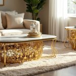Top 3 Gold Coffee Table and End Tables Sets for Your Home