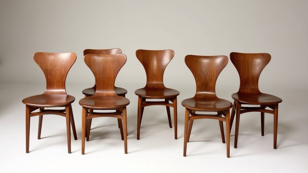 elegant oak dining chairs