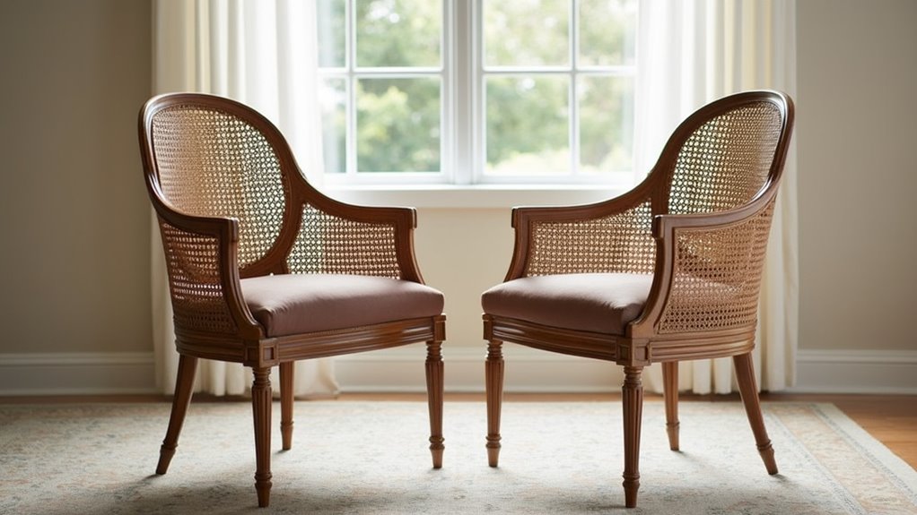 elegant swivel barrel chair