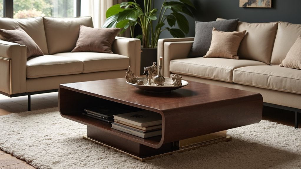 modern brown furniture elegance