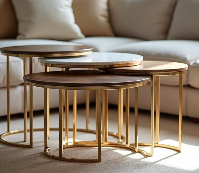 Top 5 Modern Round Nesting Coffee Tables for Your Home