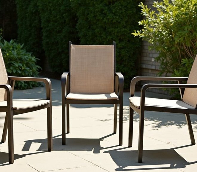 Top 3 Sling Fabric Stacking Outdoor Dining Chairs for Patio Perfection