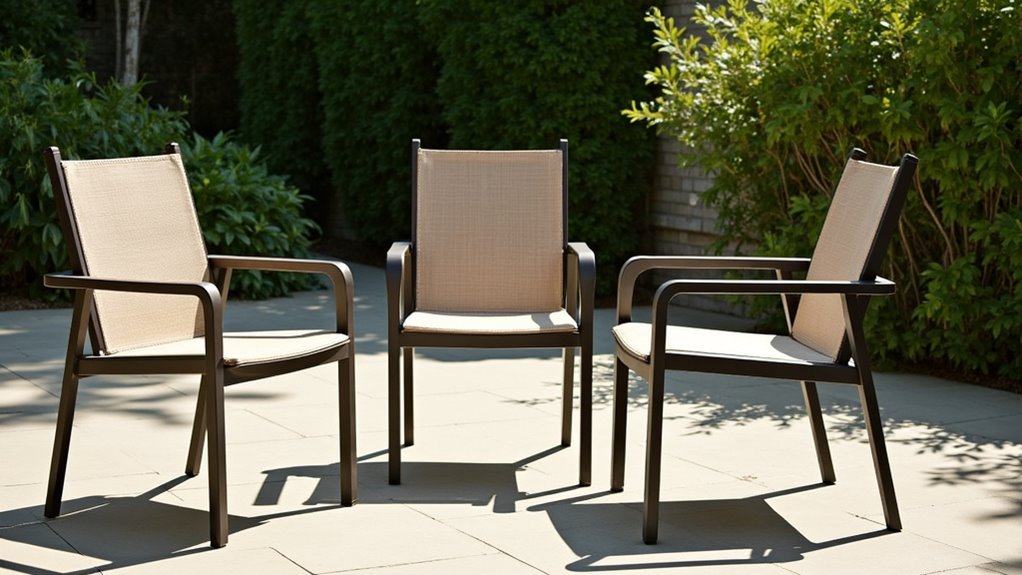 sling fabric outdoor dining