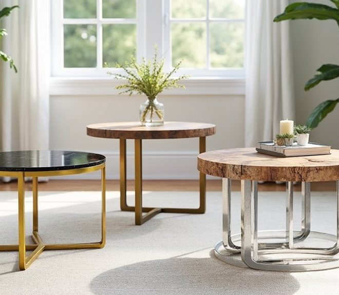 Top 3 Sets of Two Small Coffee Tables for Your Space