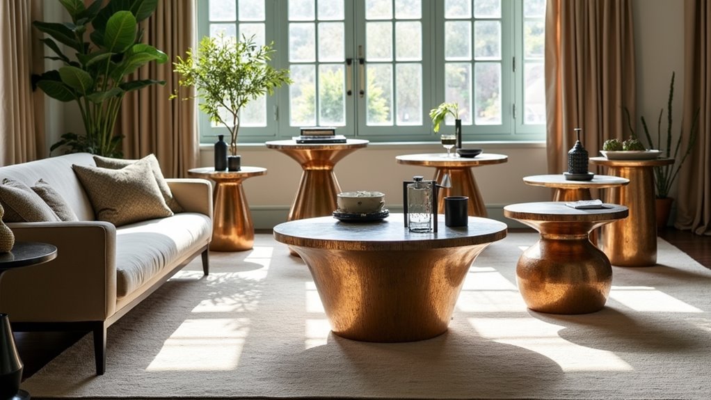 stylish coffee and end tables