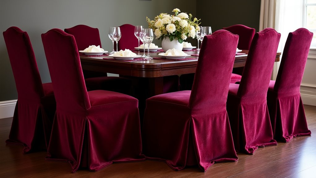 stylish crushed velvet covers