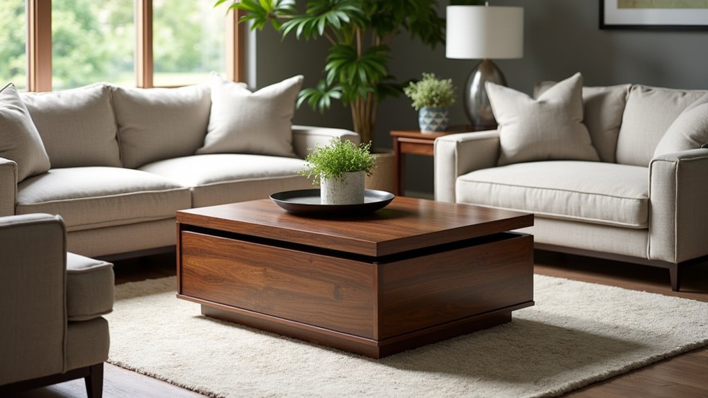 stylish functional storage table