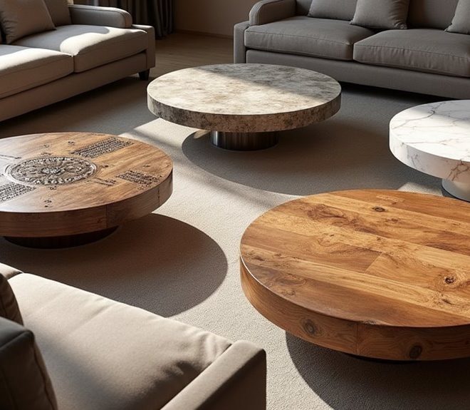 5 Best Large Round Coffee Tables for Your Living Room