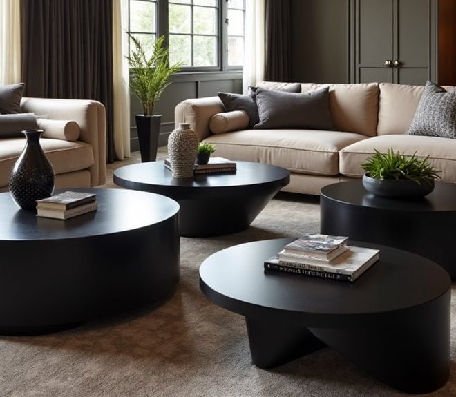 7 Stylish Square Black Coffee Tables for Your Living Room