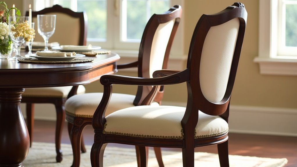 stylish upholstered dining chairs