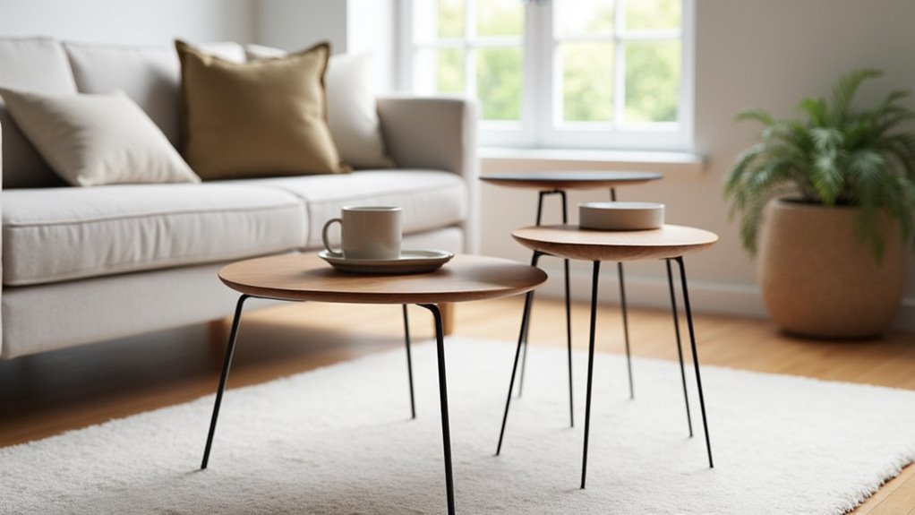 stylish versatile nesting tables